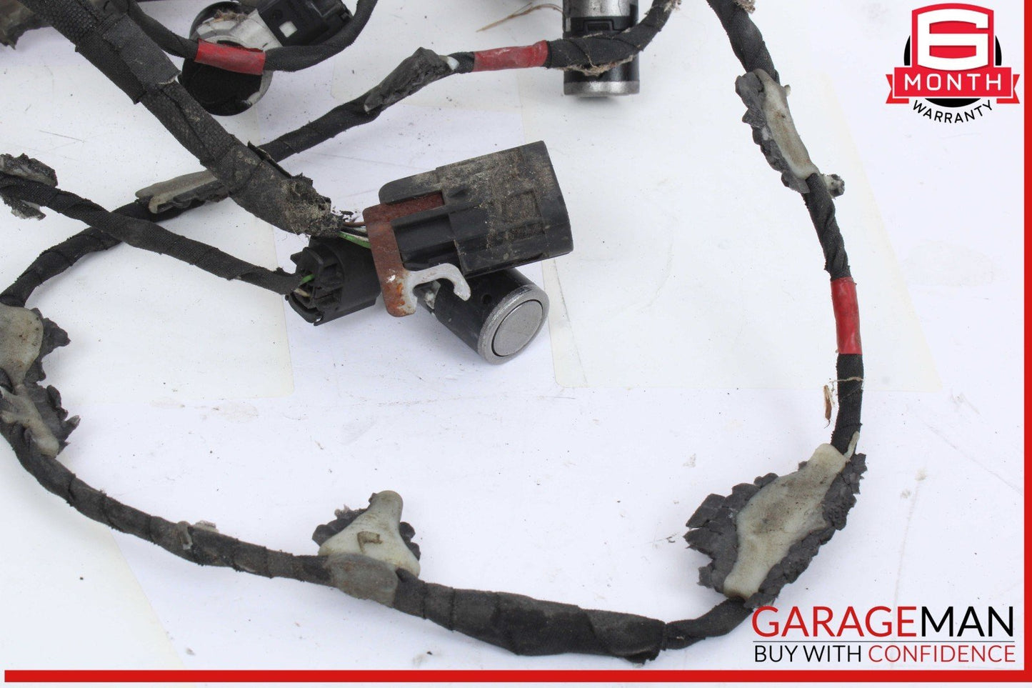 03-08 Maserati Quattroporte M139 Rear Bumper Parking Sensor Wiring Harness OEM