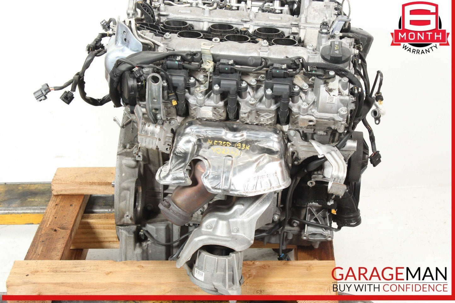 12-15 Mercedes W212 E350 C350 3.5L V6 RWD Engine Motor Block Assembly OEM 193k