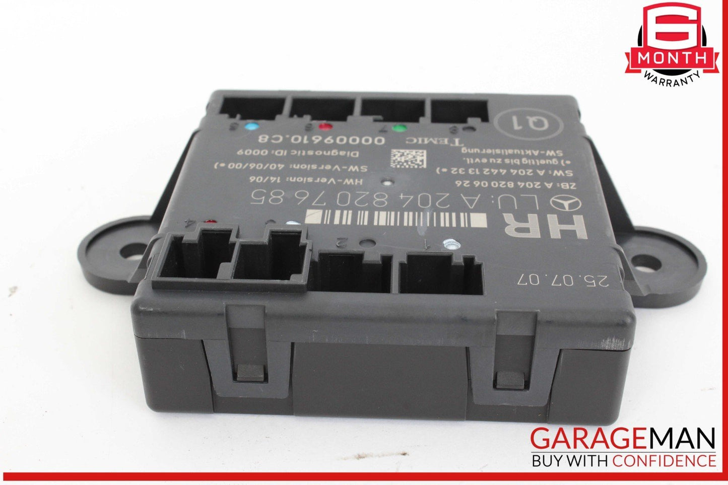 08-18 Mercedes W204 C300 GLK350 C250 Rear Right Side Door Controller Module OEM