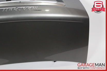 03-13 Maserati Quattroporte M139 Rear Trunk Lid Deck Shell Panel Gray OEM