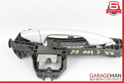 08-11 Mercedes W204 C250 C300 Rear Right Passenger Exterior Door Handle Silver