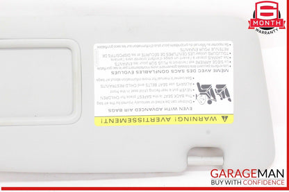 09-17 Audi A5 Q5 A4 S4 S5 Front Right Passenger Side Sun Visor 8U0857552D OEM