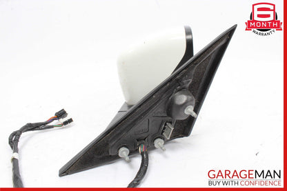 14-17 Maserati Ghibli Front Right Side Mirror Door Rear View White/Black OEM