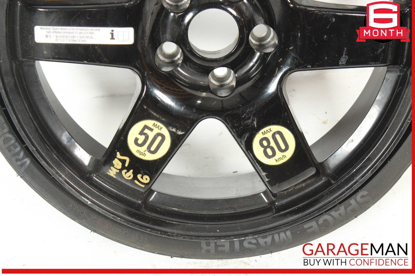 14-24 Maserati Ghibli M157 Emergency Spare Tire Wheel Donut Rim 18 18" OEM