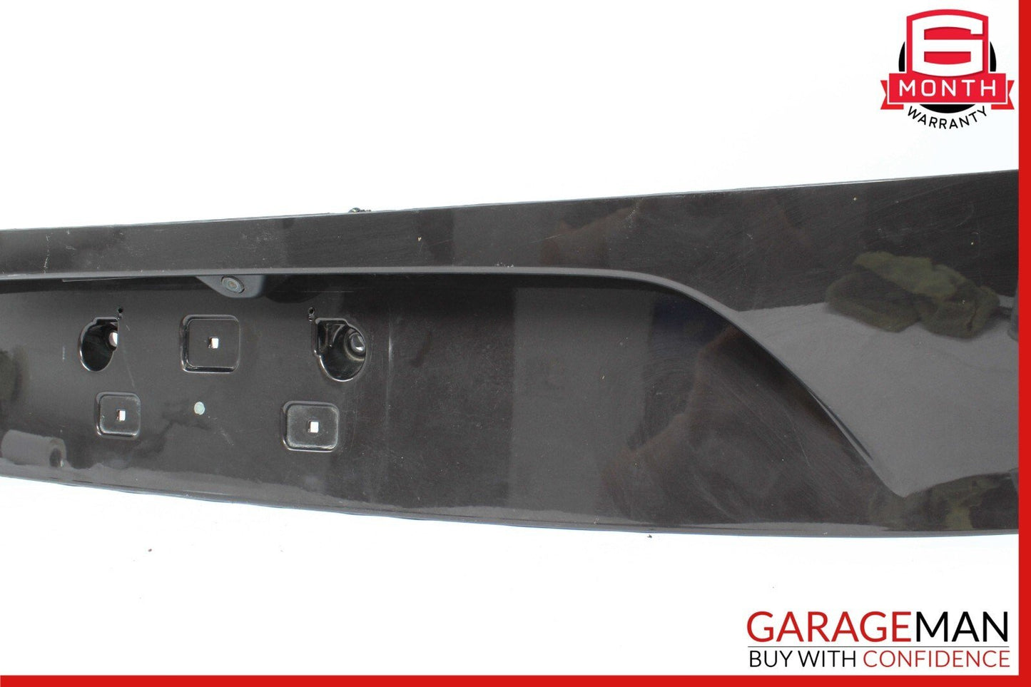 17-22 Alfa Romeo Giulia Rear Tailgate License Plate Molding Trim Cover OEM