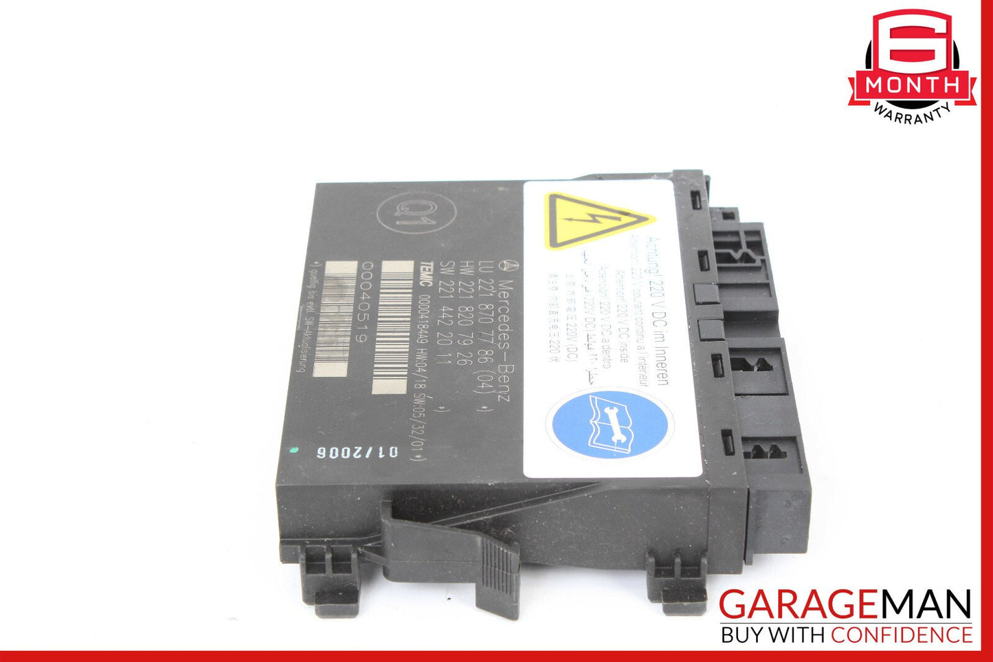 07-09 Mercedes W221 S550 Front Left or Right Side Seat Computer Control Module