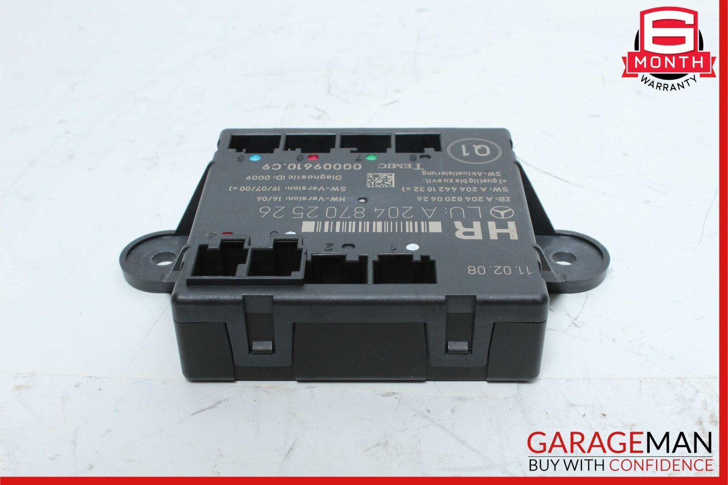08-14 Mercedes W204 C300 C350 Rear Right Side Door Control Module 2048702526 OEM