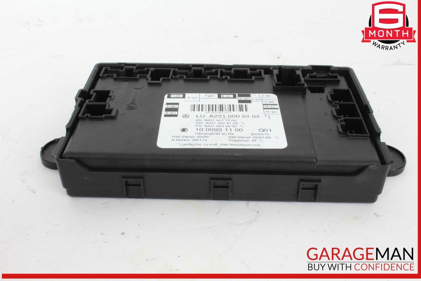 07-13 Mercedes W221 S550 S350 S63 Front Right Door Control Module 2219006304 OEM