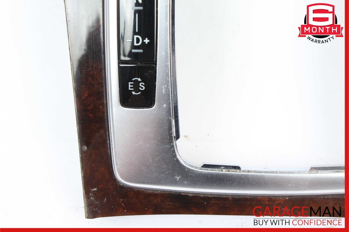 08-14 Mercedes C250 C63 Center Console Shifter Trim Cover Panel Bezel Wood Assy