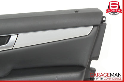 08-14 Mercedes W204 C300 Front Right Passenger Side Interior Door Panel OEM