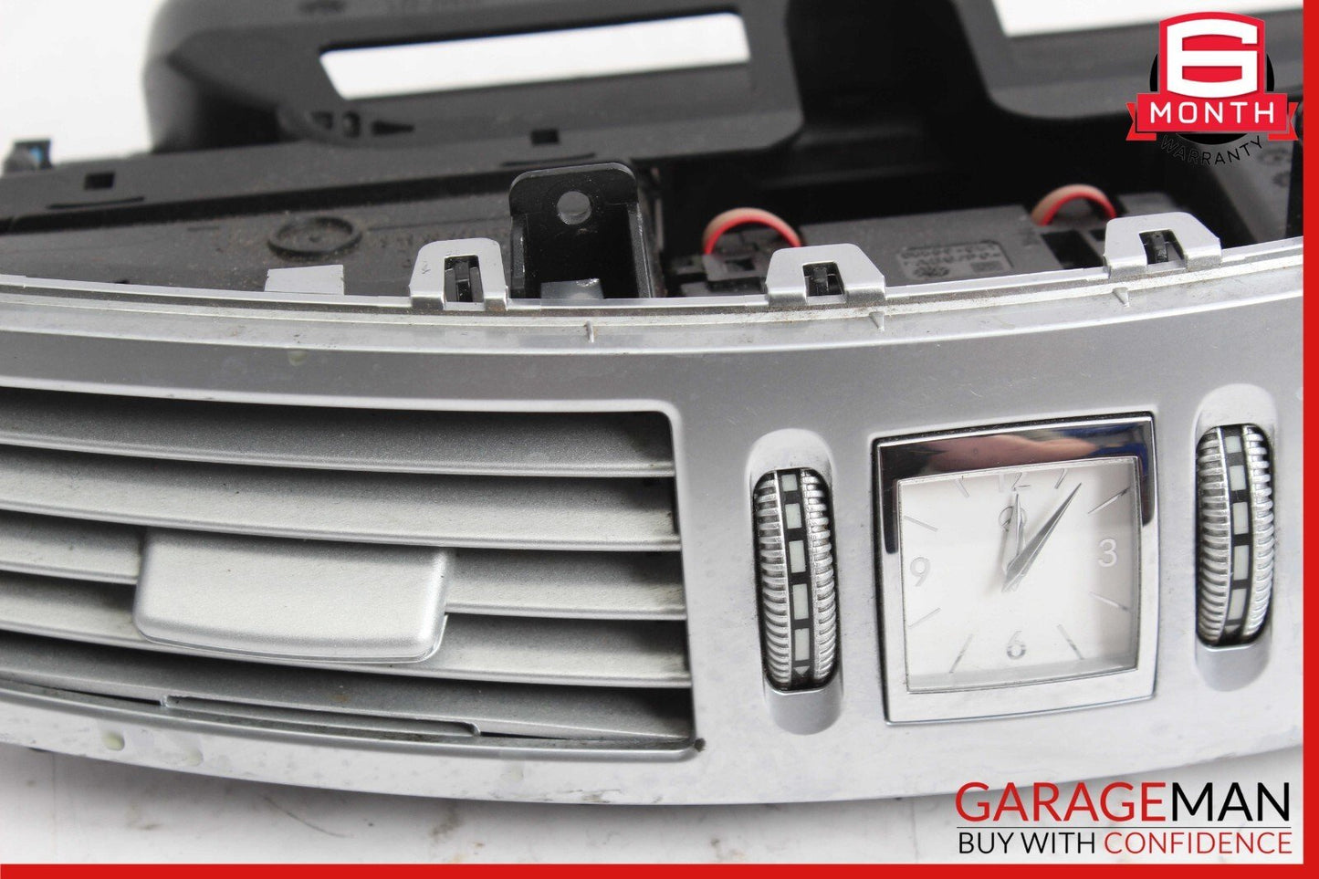 07-13 Mercedes W221 S550 S65 Dashboard Center Dash A/C Air Vent Trim Clock Assy