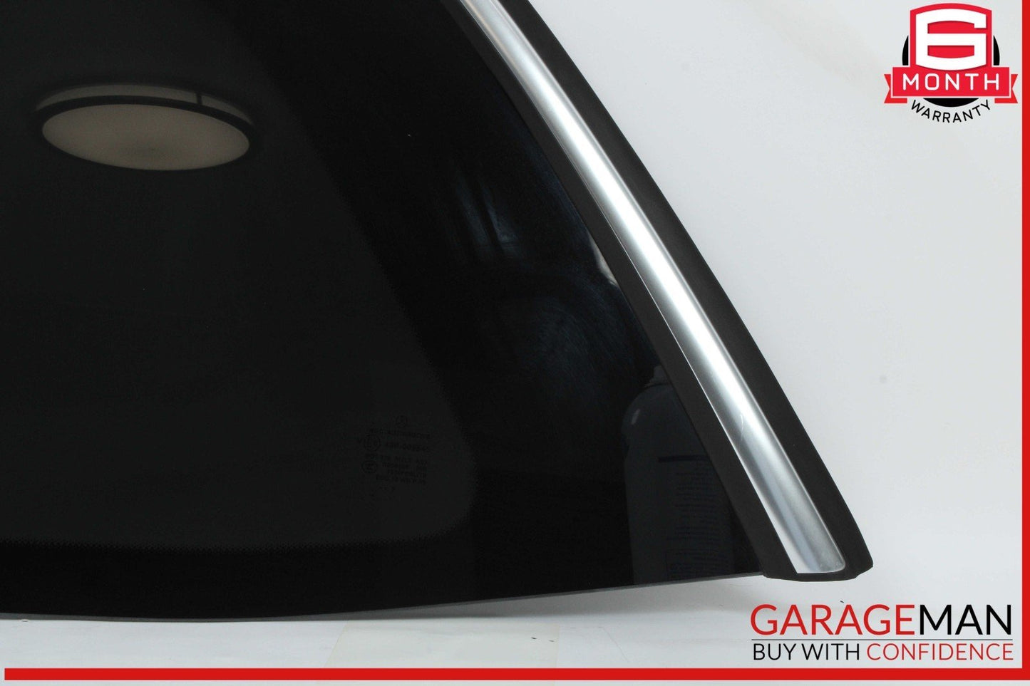 13-19 Mercedes X166 GL450 GLS550 Rear Left Side Quarter Window Glass Trim Assy