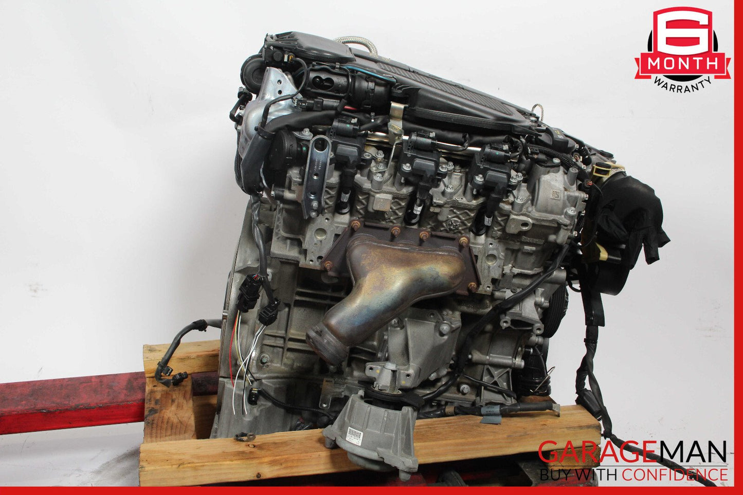13-15 Mercedes W212 E400 Hybrid 3.5L Engine Motor Block Assembly OEM