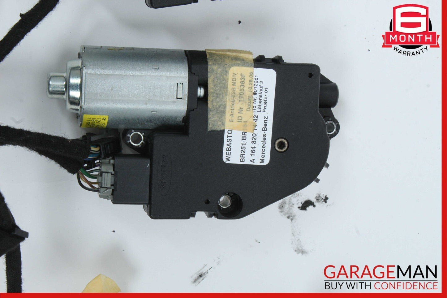 06-12 Mercedes W251 R500 ML550 Panoramic Sunroof Sun Roof Motor Set of 3 Pc