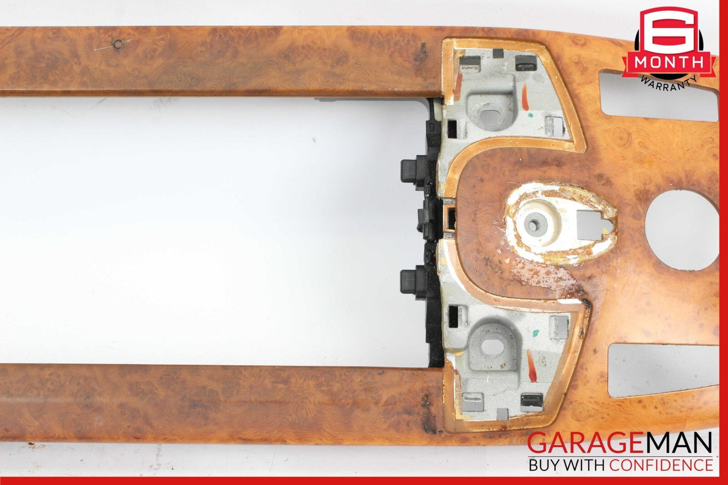 07-09 Mercedes W221 S550 S65 AMG Center Console Trim Bezel Wood 2216800064 OEM