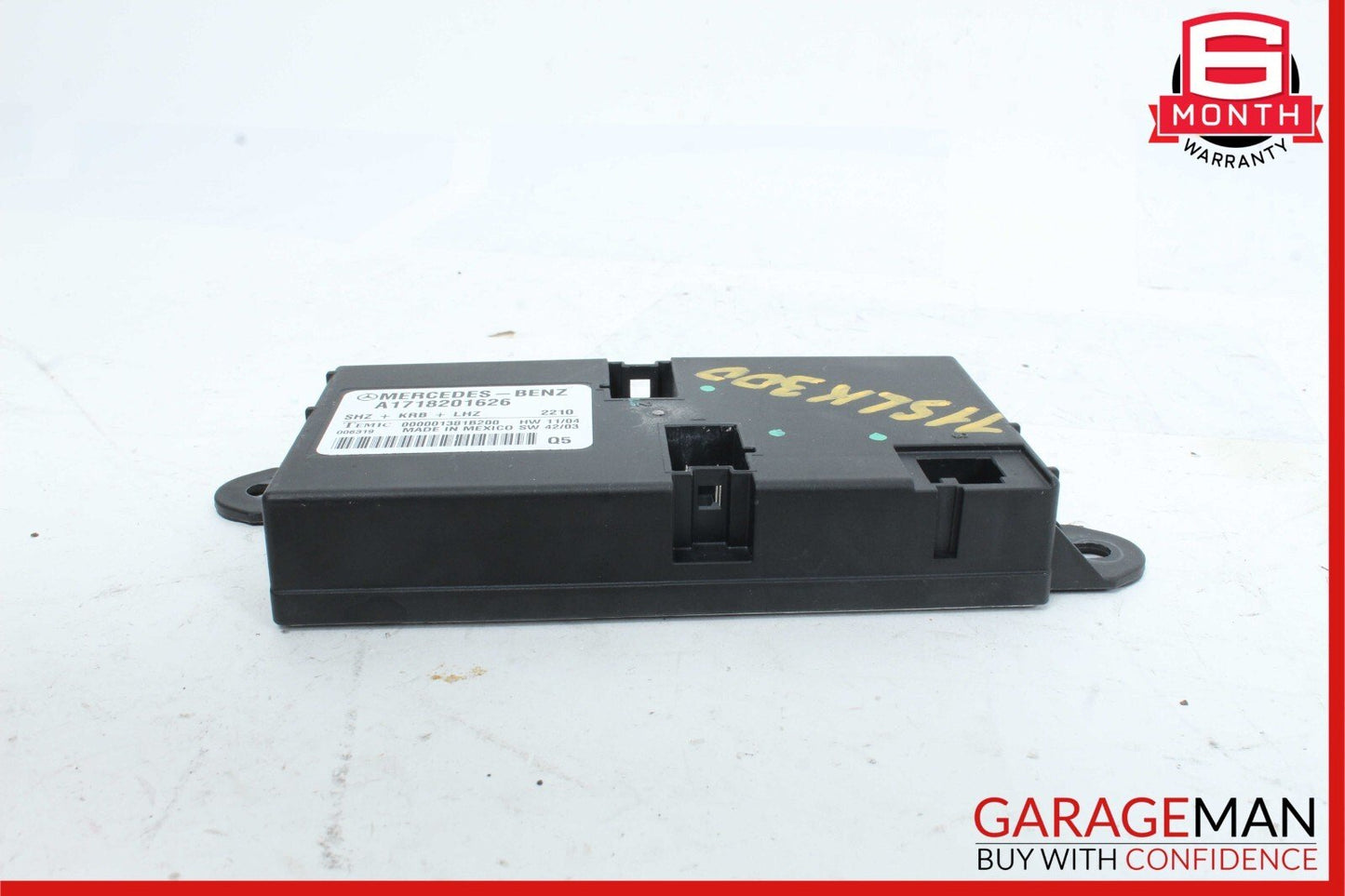 05-11 Mercedes R171 SLK280 Heating Heated Seat Control Module Unit