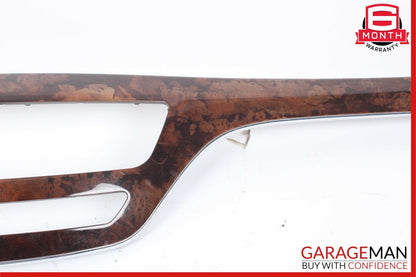 07-09 Mercedes W221 S550 Front Dashboard Dash Trim Panel Cover Bezel Wood OEM