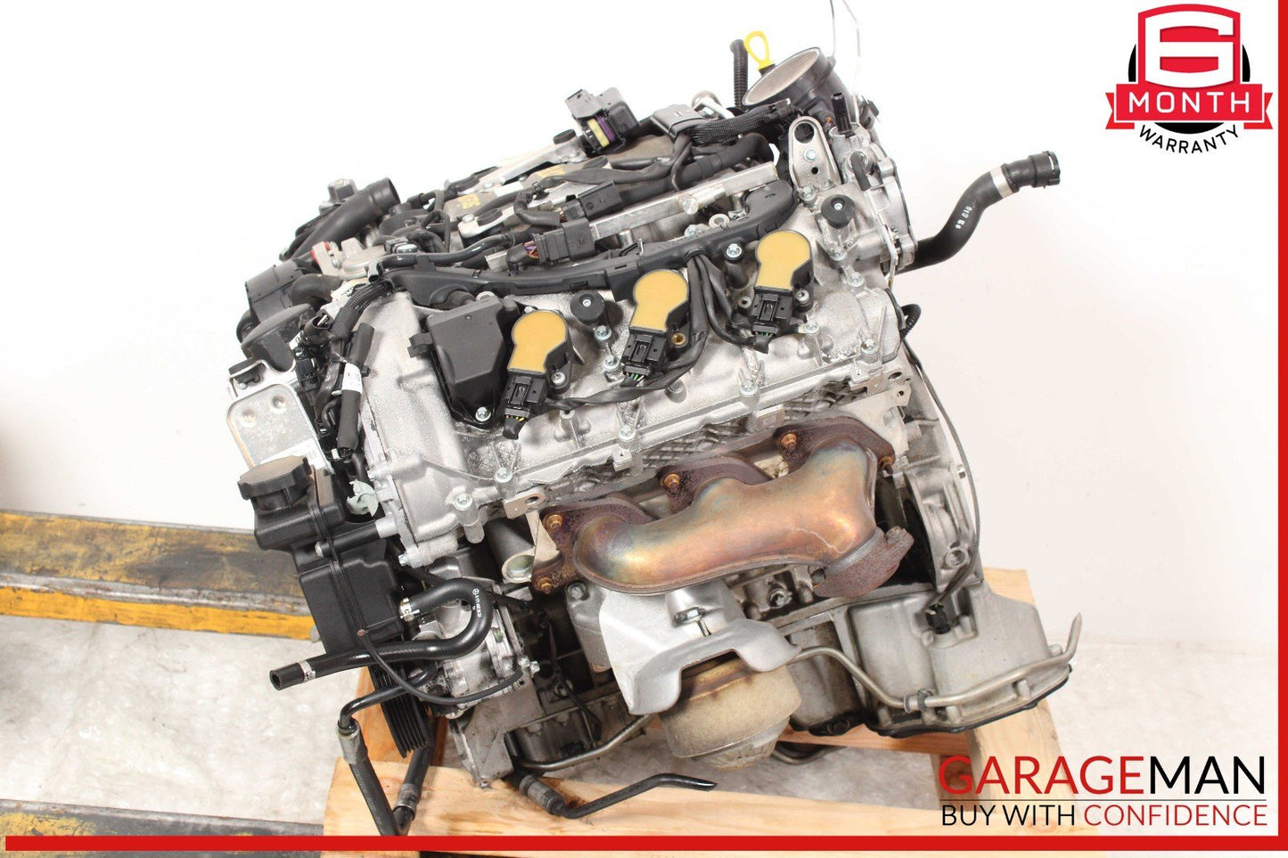 06-11 Mercedes R171 SLK280 3.0L V6 M272 Engine Motor Block Assembly OEM