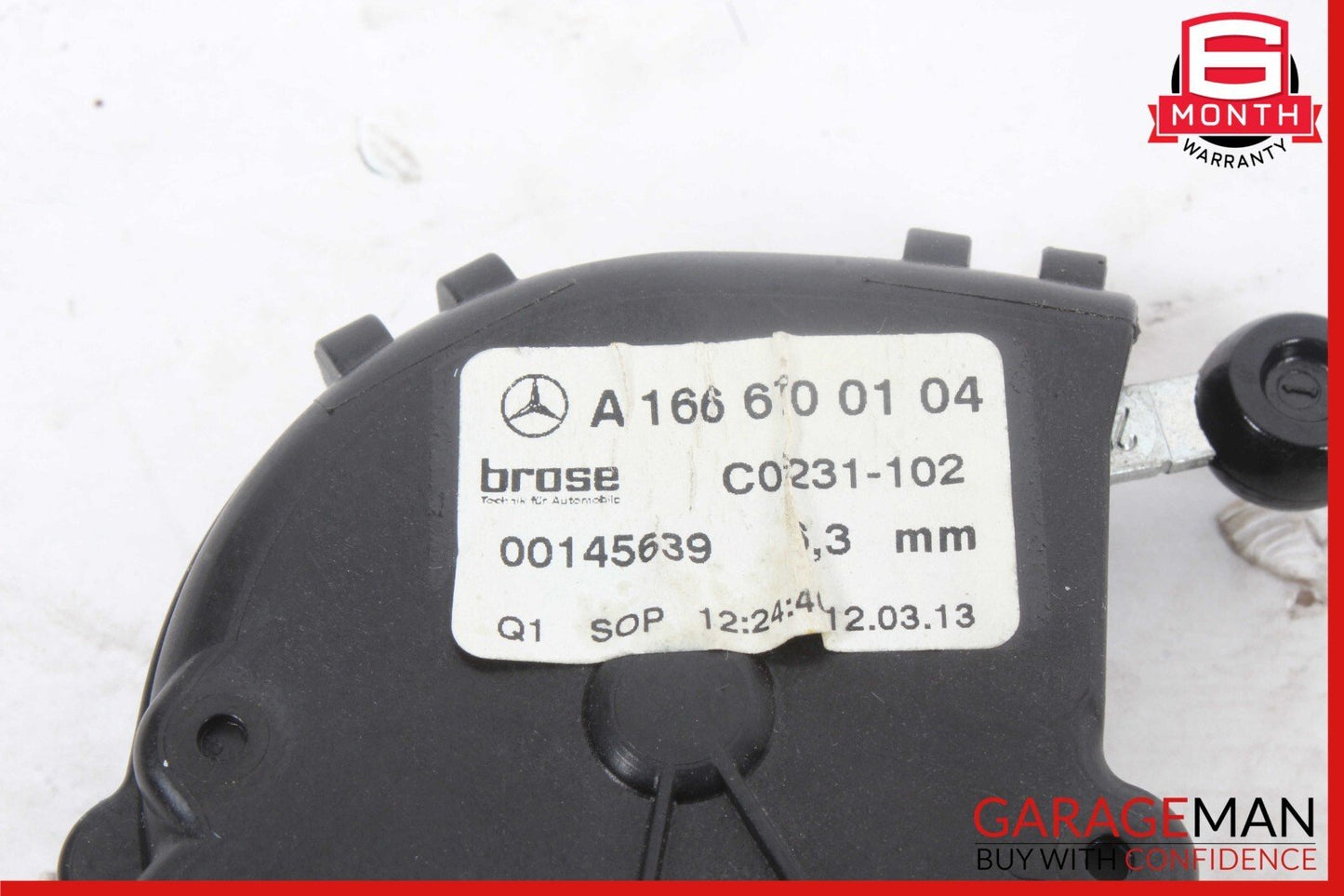 13-16 Mercedes X166 GL450 GL550 Rear Right Quarter Window Regulator Motor OEM