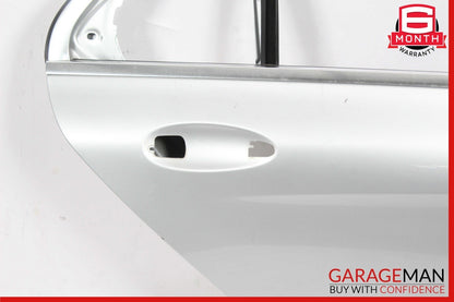 15-20 Mercedes W205 C300 Sedan Rear Right Side Exterior Door Shell Silver OEM