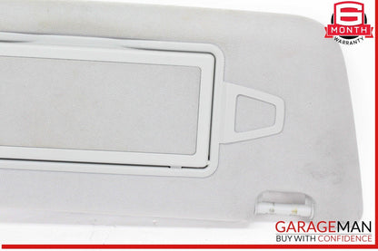 07-14 Mercedes W216 CL550 Front Right Passenger Side Sun Visor Sunvisor Gray OEM