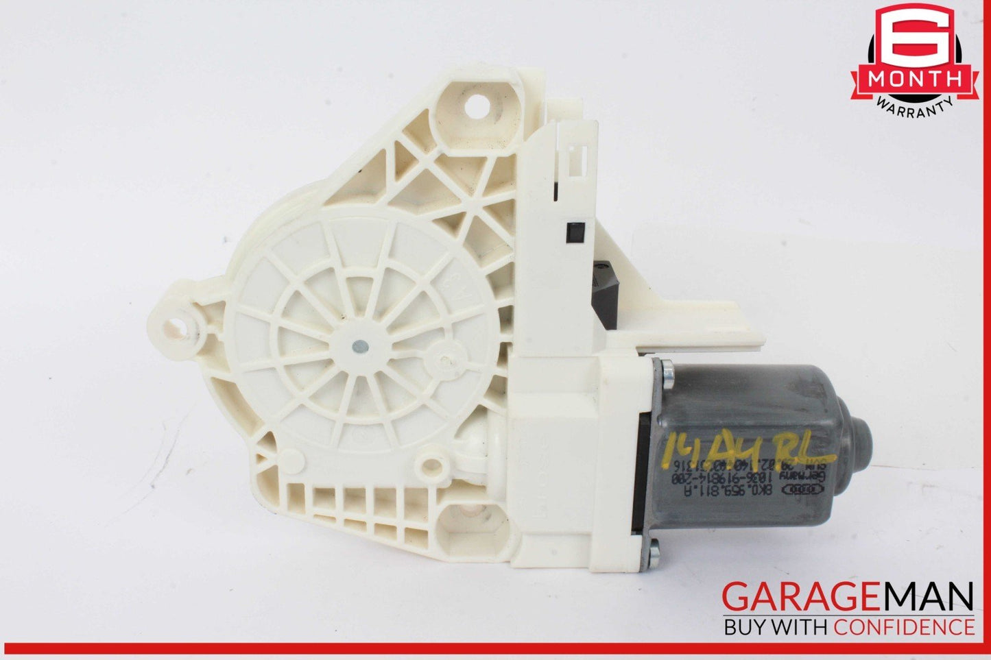 09-16 Audi A4 Rear Left Driver Side Window Regulator Motor 8K0959811A OEM