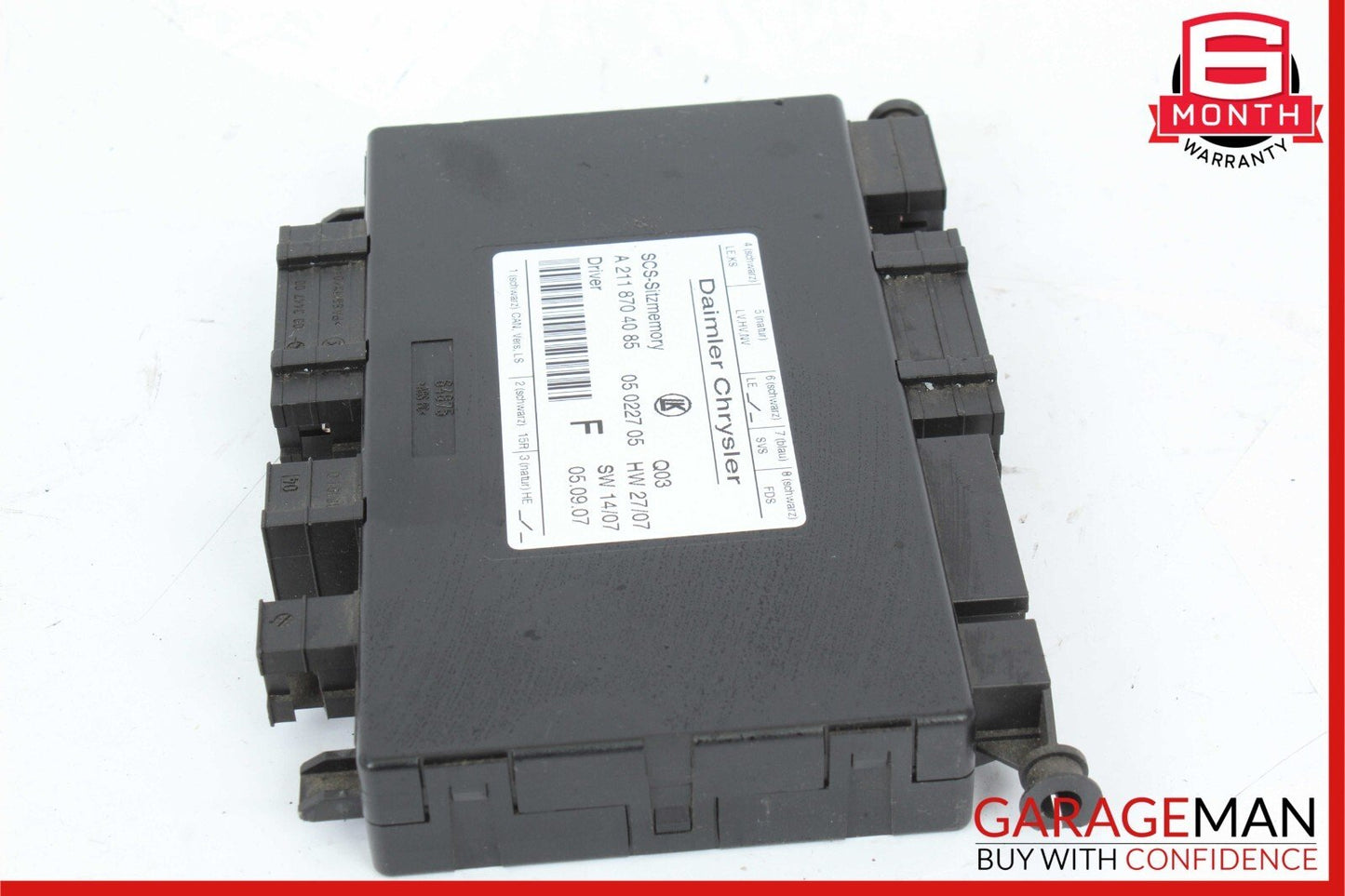 03-11 Mercedes W211 E350 CLS500 SLK280 Front Left Side Seat Control Module OEM