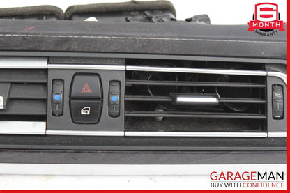 09-15 BMW 750i 750Li F01 F02 Front Center Dash Air Vents AC Heater With Hazard