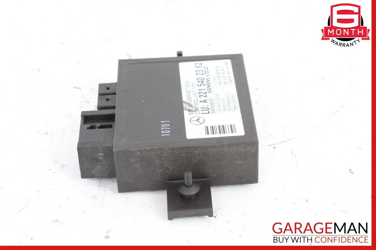 07-14 Mercedes W221 S550 S63 AMG TPMS Tire Pressure Monitor Module Unit OEM