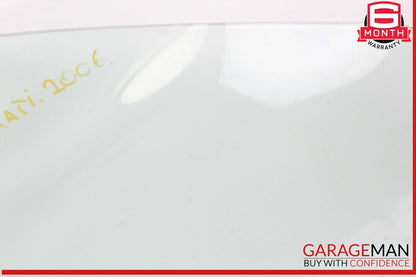 03-13 Maserati Quattroporte M139 Front Right Side Door Window Glass OEM
