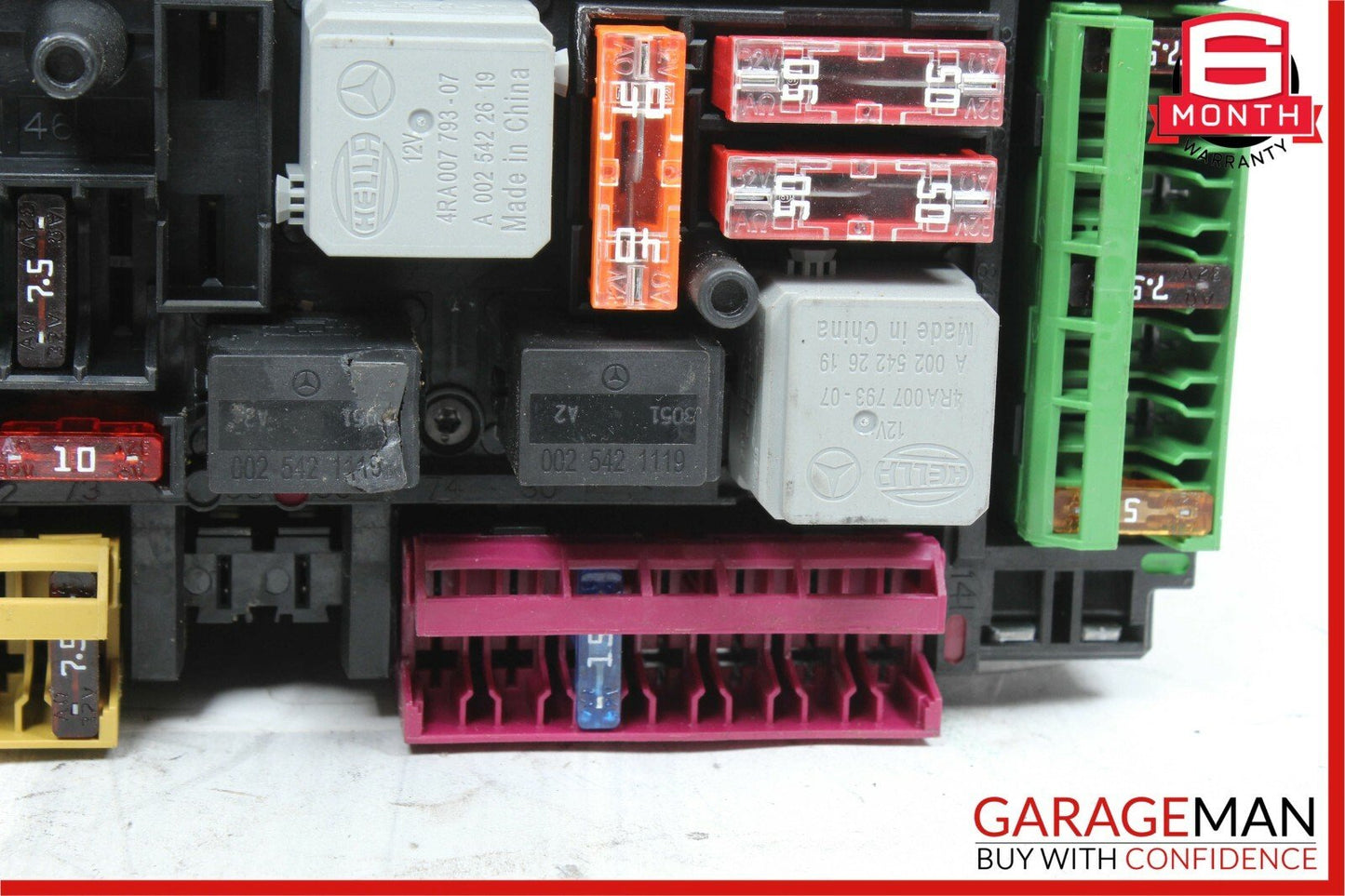 10-16 Mercedes W212 E350 CLS350 Rear Fuse Box Relay SAM Signal Acquisition Assy