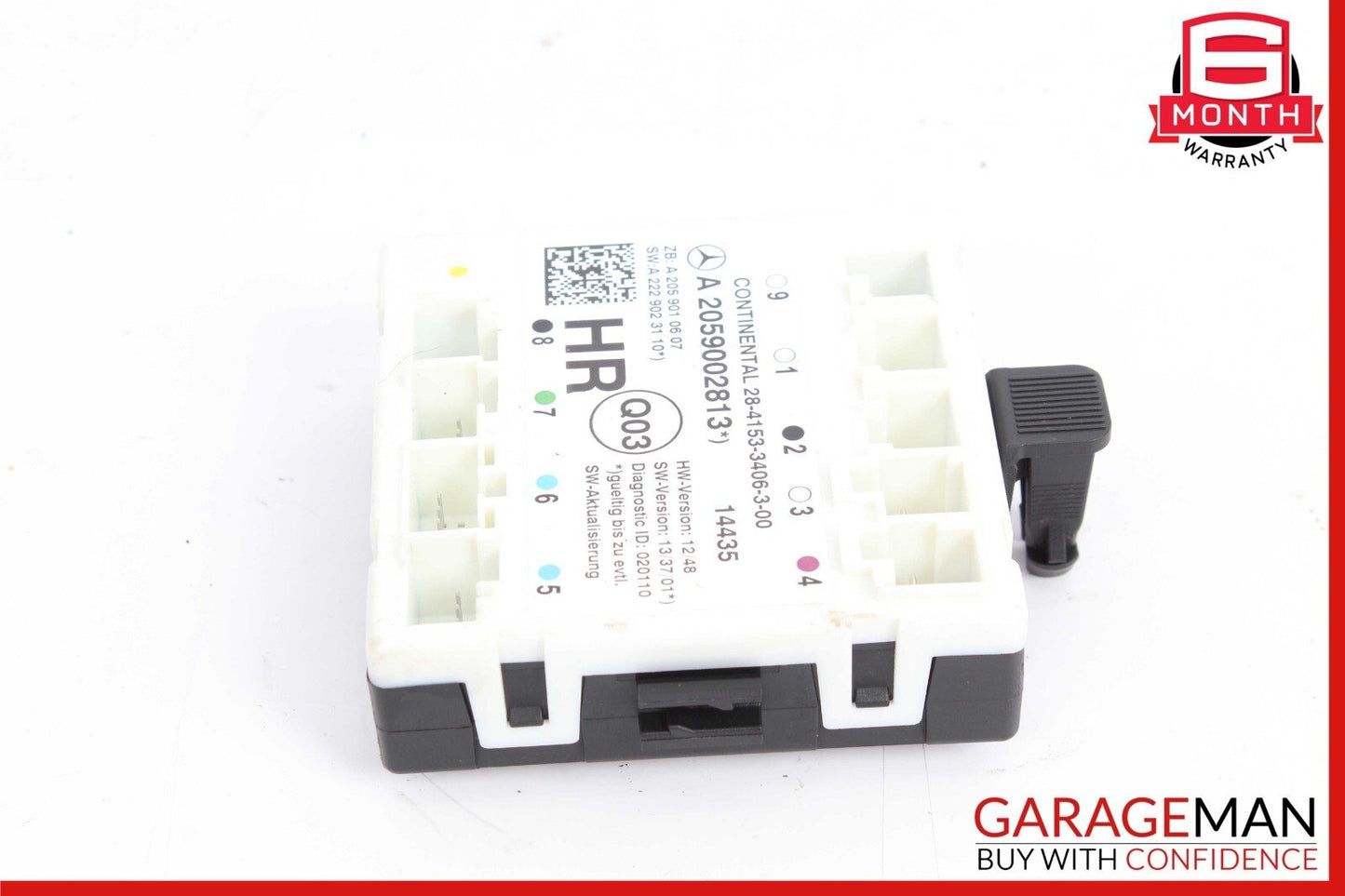 15-18 Mercedes W205 C350e Rear Right Side Door Control Module Unit 2059002813