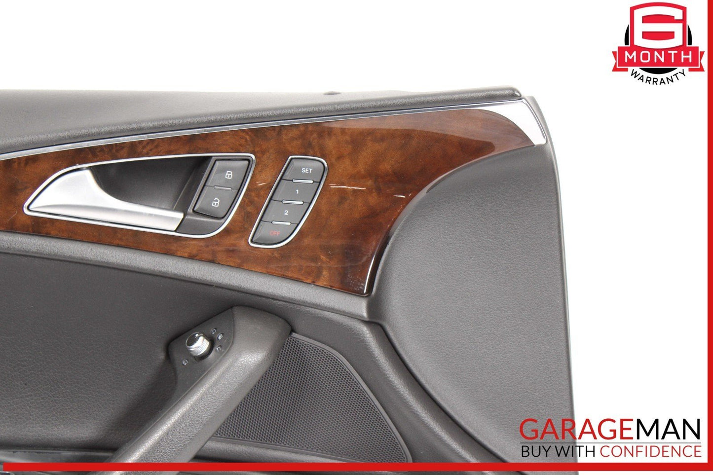 12-18 Audi A6 S6 Front Left Driver Side Interior Door Panel OEM
