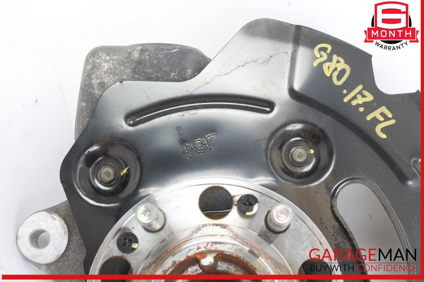 15-20 Hyundai Genesis G80 Front Left Side Spindle Knuckle Hub RWD OEM