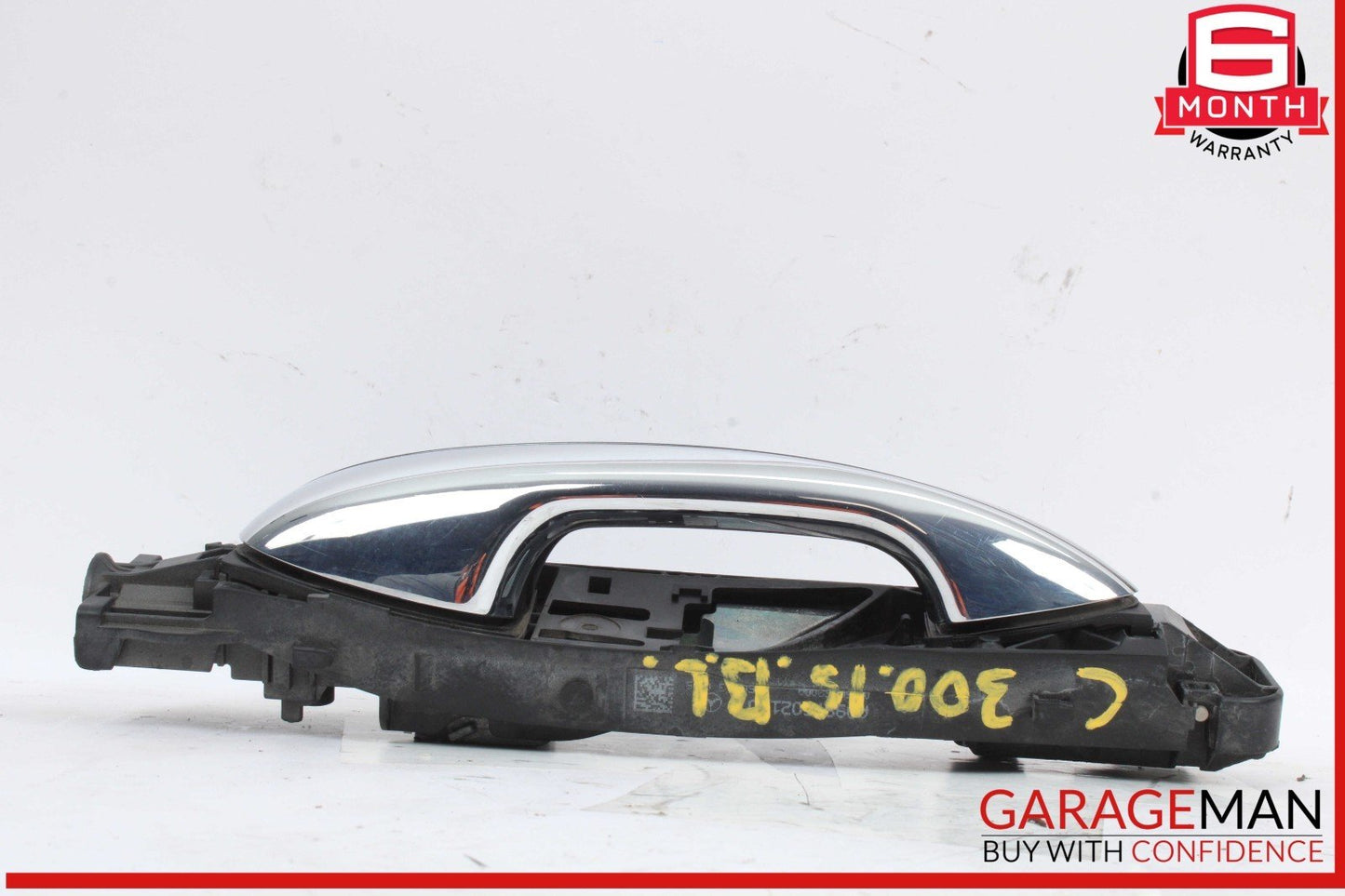 15-20 Mercedes W205 C300 4MATIC Rear Left Side Exterior Door Handle Gray OEM