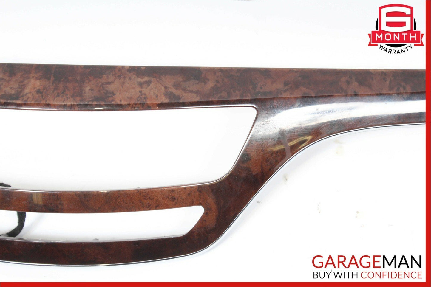 07-09 Mercedes W221 S550 S600 Dashboard Center Trim Bezel Cover Panel Wood