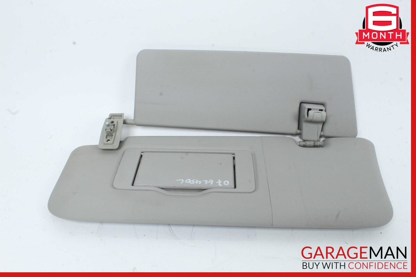 06-12 Mercedes GL450 ML450 Front Left Side Sun Visor Sunvisor Cover Shade Gray