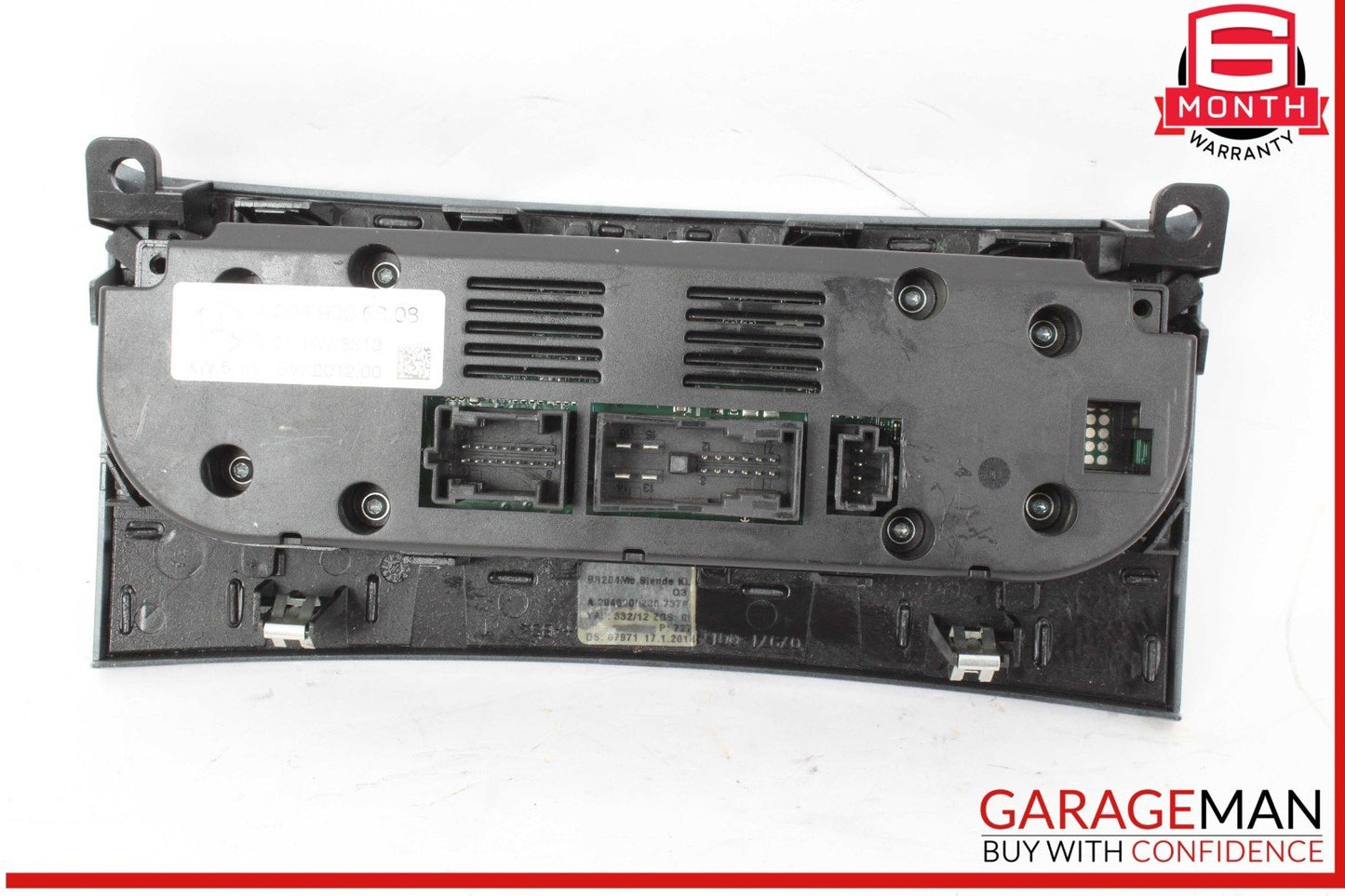 12-14 Mercedes W204 C250 C300 AC A/C Heater Climate Control w/ Trim OEM