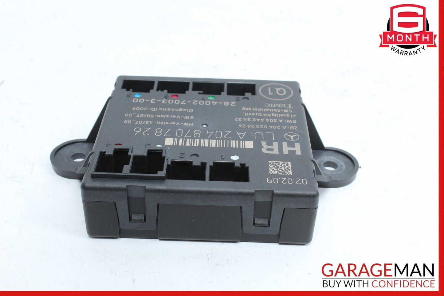 08-11 Mercedes W204 C63 AMG Rear Right Passenger Side Door Control Module Unit