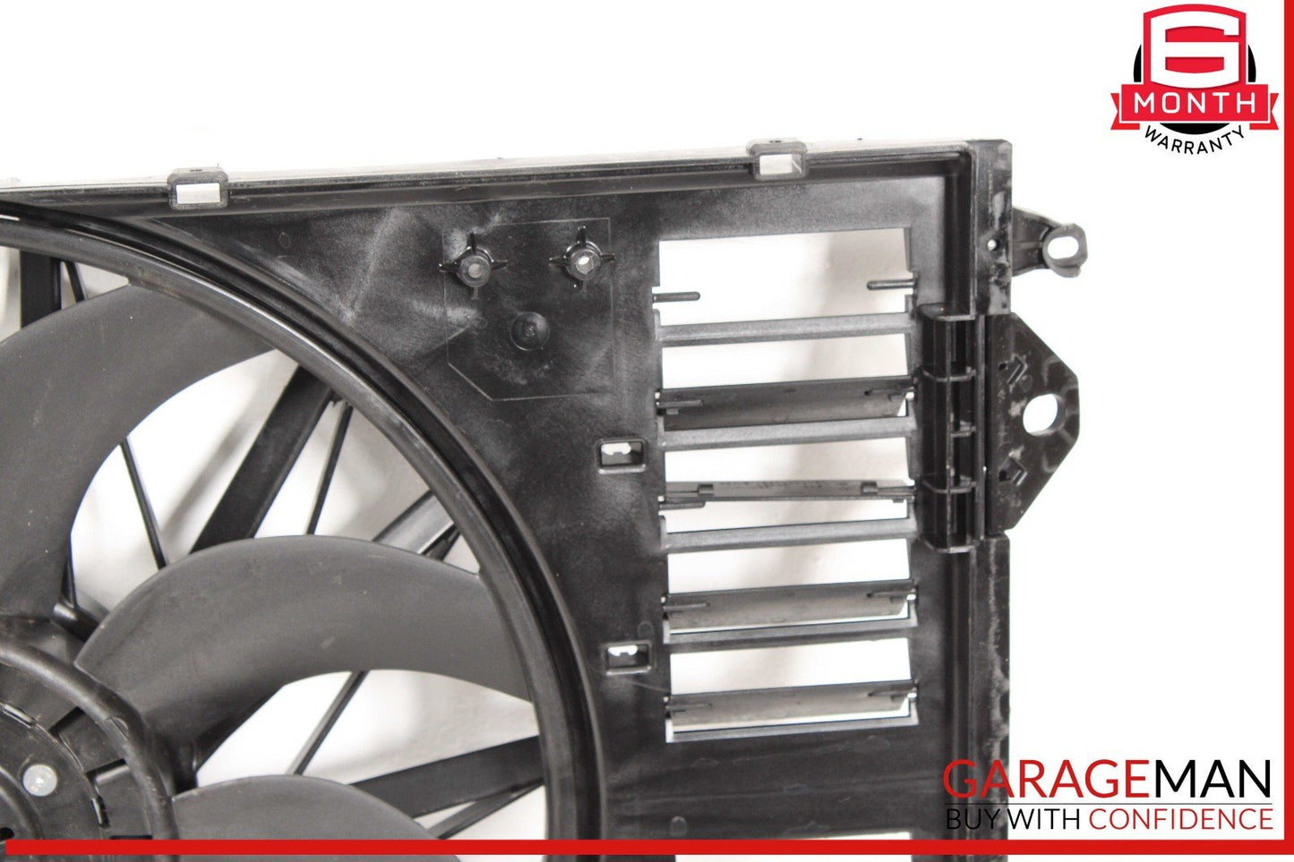 10-16 Porsche Panamera 970 Radiator Engine Electric Cooling Fan Shroud Assy OEM