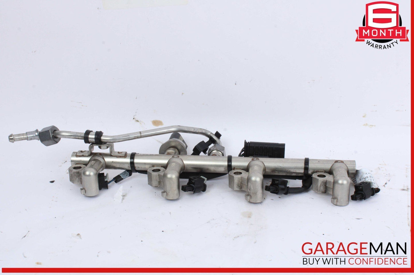 12-15 Mercedes W204 C250 CGI 1.8L M271 Fuel Injector Rail Line Assembly OEM