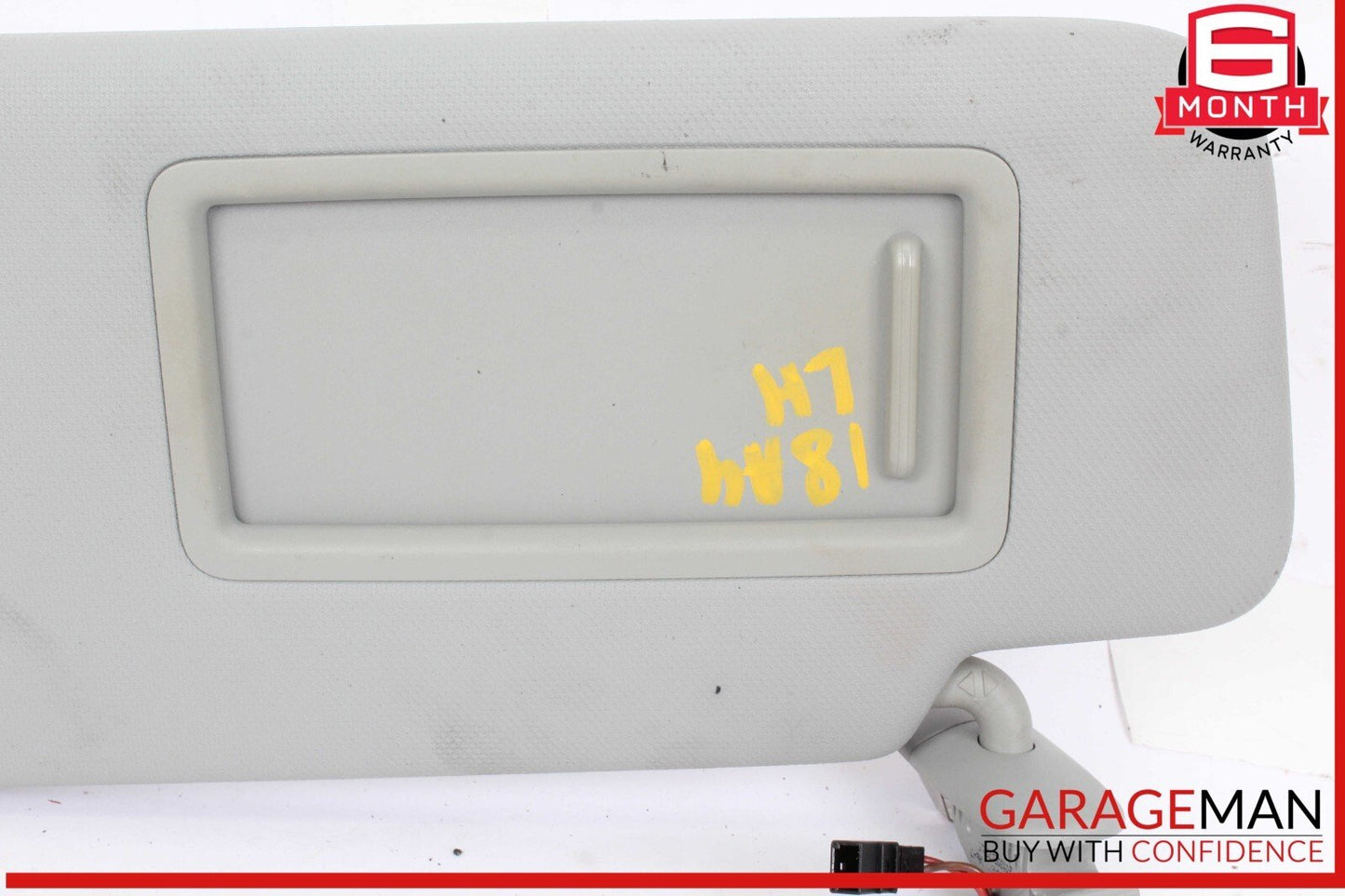 17-24 Audi A4 Front Left Driver Side Sun Visor Sunvisor Gray 8H0010501 OEM