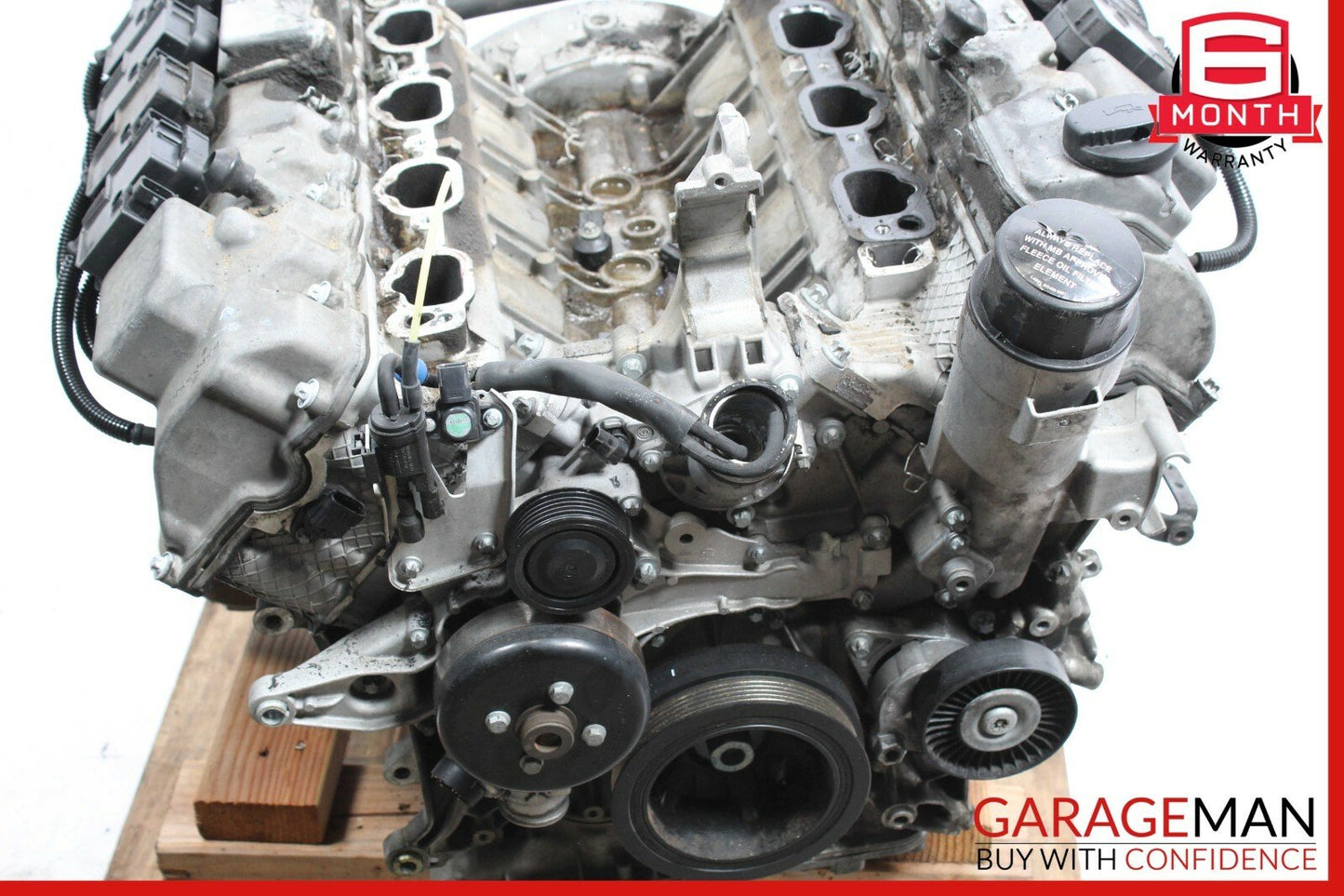 03-06 Mercedes R230 SL500 RWD Engine Motor Block Assembly OEM