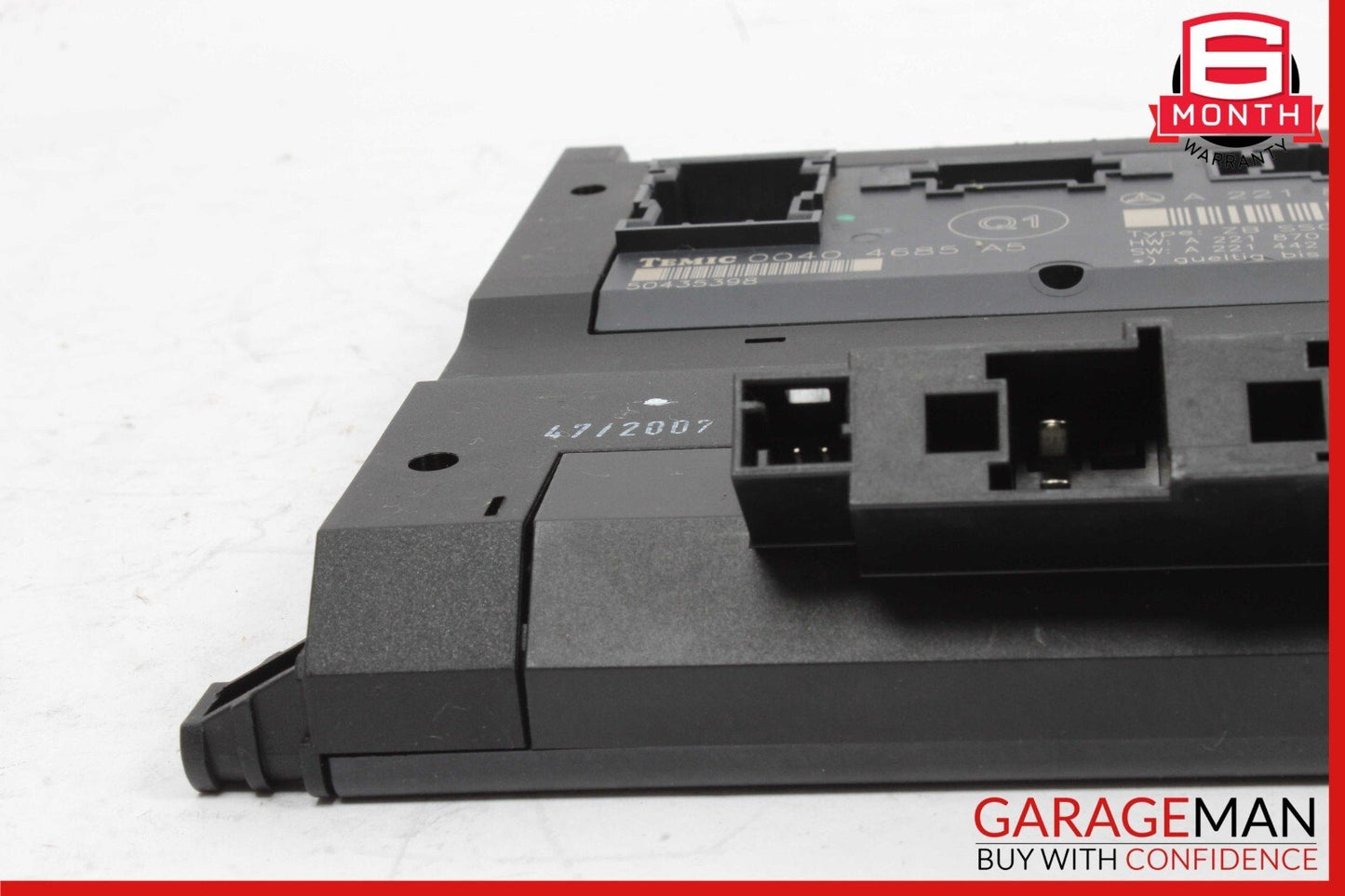 07-13 Mercedes W221 S350 S550 S400 Front Right Side Under Seat Control Unit