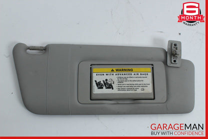 01-07 Mercedes W203 C230 C32 AMG Front Right Side Sunvisor Sun Visor Grey OEM