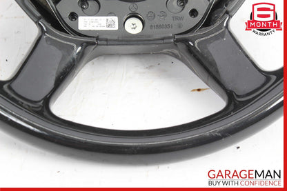 07-10 Mercedes S550 CL550 Driver Steering Wheel w/ Paddle Shifters Black Wood