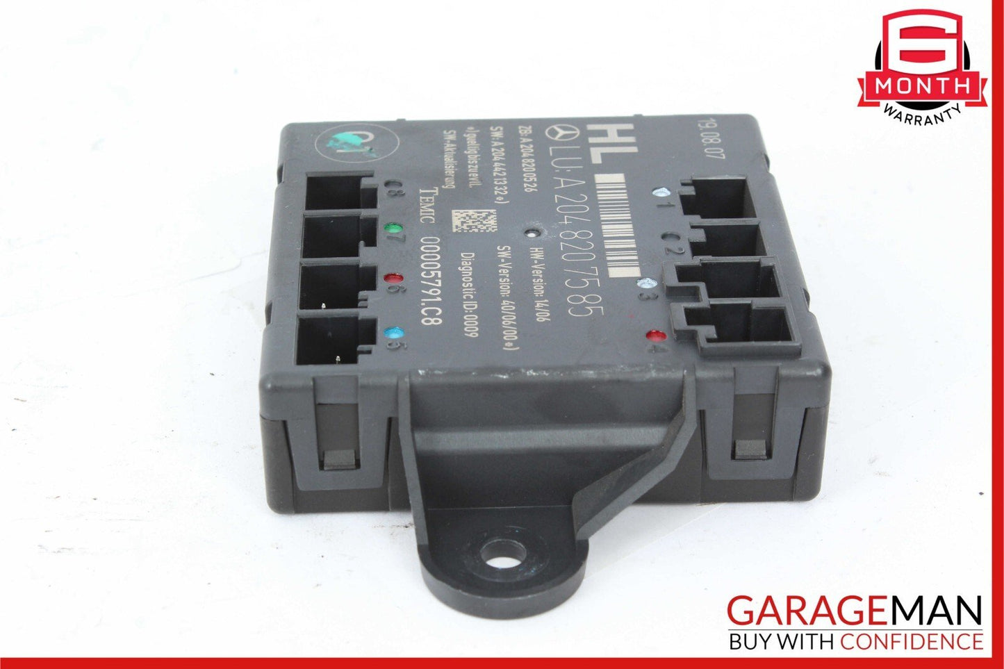 08-18 Mercedes W204 C300 CLS500 GLK350 Rear Left Side Door Control Module Unit