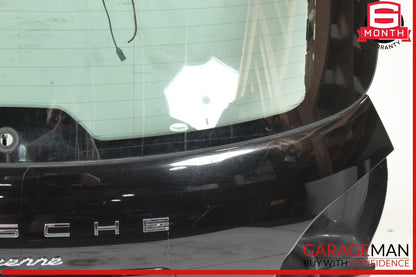 11-14 Porsche Cayenne 958 Trunk Lid Liftgate Tailgate Hatch Shell OEM