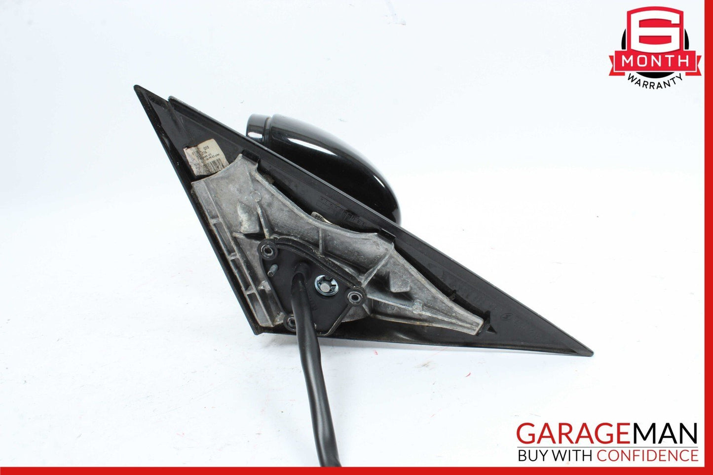 07-09 Mercedes W221 S550 S600 Front Left Side Mirror Door Rear View Black OEM