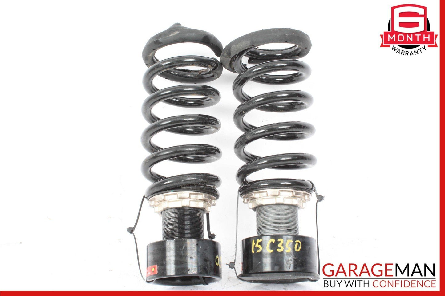 15-20 Mercedes W205 C350 Rear Right & Left Shock Absorber Coil Spring Set of 2